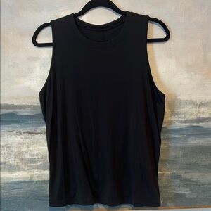 Lululemon Black Nulu Wrap-Back Yoga Tank